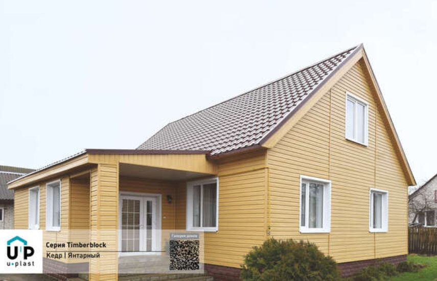 Виниловый сайдинг Ю-Пласт Timberblock Кедр 3050х230мм 0.702м2